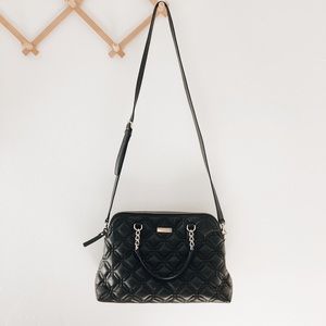 Kate Spade black quilted crossbody